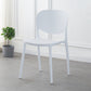Glam Style Plastic Side Chair Matte Finish Open Back Dining Chair for Dinning Room Clearhalo ' kitchen&dining_furn' 'Dining Chairs' 'Dining Tables & Seating' 'dining_chair' 'furn' 'furn_dining_chair' 'Furniture' 'furniture_dining_chair' 'Kitchen & Dining Furniture' 'kitchen' 3564548
