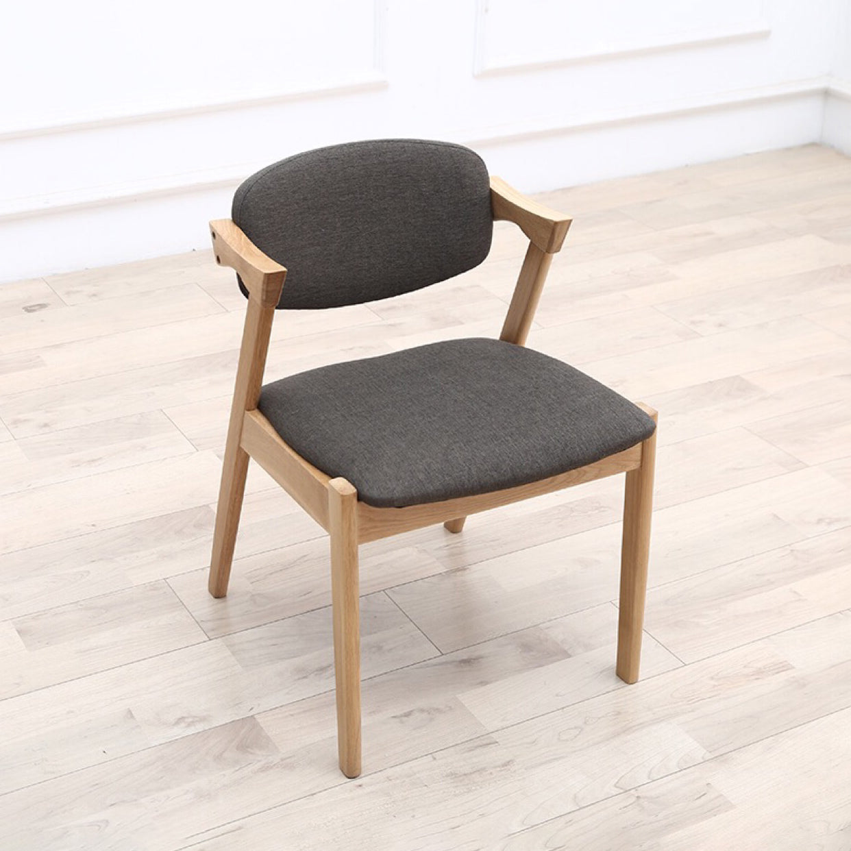 Contemporary Wood Square Dining Chair Open Back Side Chair for Kitchen Clearhalo ' kitchen&dining_furn' 'Dining Chairs' 'Dining Tables & Seating' 'dining_chair' 'furn' 'furn_dining_chair' 'Furniture' 'furniture_dining_chair' 'Kitchen & Dining Furniture' 'kitchen' 3564633