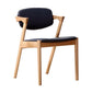 Contemporary Wood Square Dining Chair Open Back Side Chair for Kitchen Clearhalo ' kitchen&dining_furn' 'Dining Chairs' 'Dining Tables & Seating' 'dining_chair' 'furn' 'furn_dining_chair' 'Furniture' 'furniture_dining_chair' 'Kitchen & Dining Furniture' 'kitchen' 3564635