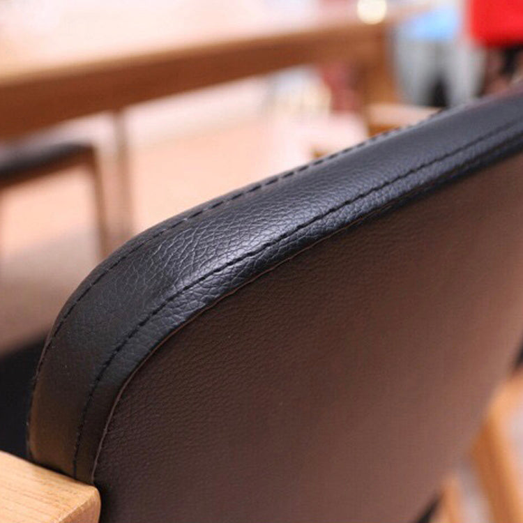 Contemporary Wood Square Dining Chair Open Back Side Chair for Kitchen Clearhalo ' kitchen&dining_furn' 'Dining Chairs' 'Dining Tables & Seating' 'dining_chair' 'furn' 'furn_dining_chair' 'Furniture' 'furniture_dining_chair' 'Kitchen & Dining Furniture' 'kitchen' 3564636