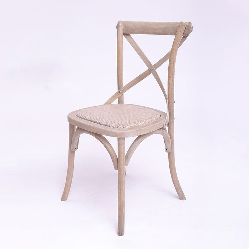 Solid Wood Traditional Dining Room Chair Matte Finish Cross Back Side Chair Clearhalo ' kitchen&dining_furn' 'Dining Chairs' 'Dining Tables & Seating' 'dining_chair' 'furn' 'furn_dining_chair' 'Furniture' 'furniture_dining_chair' 'Kitchen & Dining Furniture' 'kitchen' 3564643