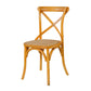 Solid Wood Traditional Dining Room Chair Matte Finish Cross Back Side Chair Ginger 1 Piece Clearhalo ' kitchen&dining_furn' 'Dining Chairs' 'Dining Tables & Seating' 'dining_chair' 'furn' 'furn_dining_chair' 'Furniture' 'furniture_dining_chair' 'Kitchen & Dining Furniture' 'kitchen' 3564652