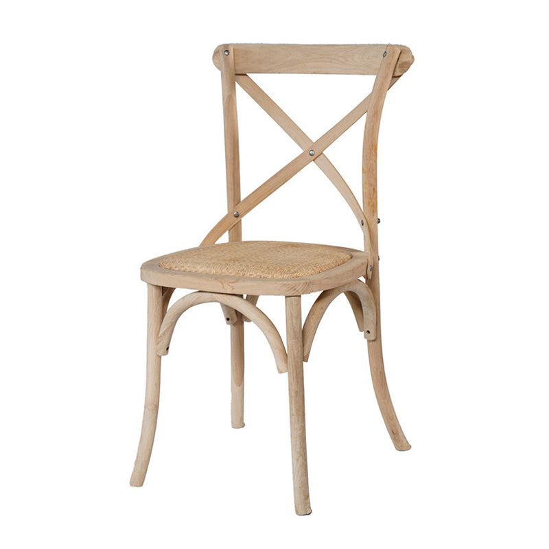 Solid Wood Traditional Dining Room Chair Matte Finish Cross Back Side Chair White Inner 1 Piece Clearhalo ' kitchen&dining_furn' 'Dining Chairs' 'Dining Tables & Seating' 'dining_chair' 'furn' 'furn_dining_chair' 'Furniture' 'furniture_dining_chair' 'Kitchen & Dining Furniture' 'kitchen' 3564674