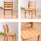 Morden Kitchen Wood Squar Dining Chair Ladder Back Stacking Dining Chair Clearhalo ' kitchen&dining_furn' 'Dining Chairs' 'Dining Tables & Seating' 'dining_chair' 'furn' 'furn_dining_chair' 'Furniture' 'furniture_dining_chair' 'Kitchen & Dining Furniture' 'kitchen' 3564706