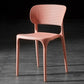 Plastic Side Armless Dining Room Side Chairs Modern Stacking Side Chair Pink 1 Piece Clearhalo ' kitchen&dining_furn' 'Dining Chairs' 'Dining Tables & Seating' 'dining_chair' 'furn' 'furn_dining_chair' 'Furniture' 'furniture_dining_chair' 'Kitchen & Dining Furniture' 'kitchen' 3564721