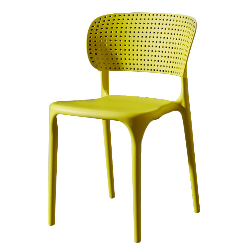 Plastic Side Armless Dining Room Side Chairs Modern Stacking Side Chair Clearhalo ' kitchen&dining_furn' 'Dining Chairs' 'Dining Tables & Seating' 'dining_chair' 'furn' 'furn_dining_chair' 'Furniture' 'furniture_dining_chair' 'Kitchen & Dining Furniture' 'kitchen' 3564723