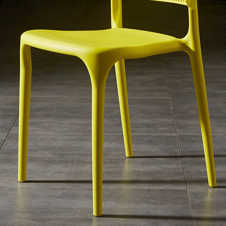 Plastic Side Armless Dining Room Side Chairs Modern Stacking Side Chair Clearhalo ' kitchen&dining_furn' 'Dining Chairs' 'Dining Tables & Seating' 'dining_chair' 'furn' 'furn_dining_chair' 'Furniture' 'furniture_dining_chair' 'Kitchen & Dining Furniture' 'kitchen' 3564728
