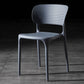 Plastic Side Armless Dining Room Side Chairs Modern Stacking Side Chair Grey 1 Piece Clearhalo ' kitchen&dining_furn' 'Dining Chairs' 'Dining Tables & Seating' 'dining_chair' 'furn' 'furn_dining_chair' 'Furniture' 'furniture_dining_chair' 'Kitchen & Dining Furniture' 'kitchen' 3564744