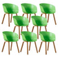 Modern Style Plastic Dining Armchair Open Back Dining Side Chair for Home Green Set of 8 Clearhalo ' kitchen&dining_furn' 'Dining Chairs' 'Dining Tables & Seating' 'dining_chair' 'Furniture' 'furniture_dining_chair' 'Kitchen & Dining Furniture' 'kitchen' 3564765