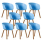 Modern Style Plastic Dining Armchair Open Back Dining Side Chair for Home Blue Set of 8 Clearhalo ' kitchen&dining_furn' 'Dining Chairs' 'Dining Tables & Seating' 'dining_chair' 'Furniture' 'furniture_dining_chair' 'Kitchen & Dining Furniture' 'kitchen' 3564767