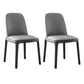 Modern Style Armless Dining Chair Parsons Chair with Wooden Legs for Kitchen Grey 2 Piece Set Clearhalo ' kitchen&dining_furn' 'Dining Chairs' 'Dining Tables & Seating' 'dining_chair' 'furn' 'furn_dining_chair' 'Furniture' 'furniture_dining_chair' 'Kitchen & Dining Furniture' 'kitchen' 3564780