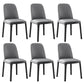Modern Style Armless Dining Chair Parsons Chair with Wooden Legs for Kitchen Grey 6 Piece Set Clearhalo ' kitchen&dining_furn' 'Dining Chairs' 'Dining Tables & Seating' 'dining_chair' 'furn' 'furn_dining_chair' 'Furniture' 'furniture_dining_chair' 'Kitchen & Dining Furniture' 'kitchen' 3564784