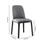 Modern Style Armless Dining Chair Parsons Chair with Wooden Legs for Kitchen Clearhalo ' kitchen&dining_furn' 'Dining Chairs' 'Dining Tables & Seating' 'dining_chair' 'furn' 'furn_dining_chair' 'Furniture' 'furniture_dining_chair' 'Kitchen & Dining Furniture' 'kitchen' 3564786