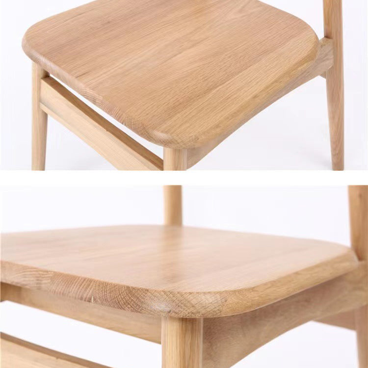 Contemporary Style Wood Dining Chair Stackable Ladder Back Arm Chair for Home Clearhalo ' kitchen&dining_furn' 'Dining Chairs' 'Dining Tables & Seating' 'dining_chair' 'furn' 'furn_dining_chair' 'Furniture' 'furniture_dining_chair' 'Kitchen & Dining Furniture' 'kitchen' 3564800