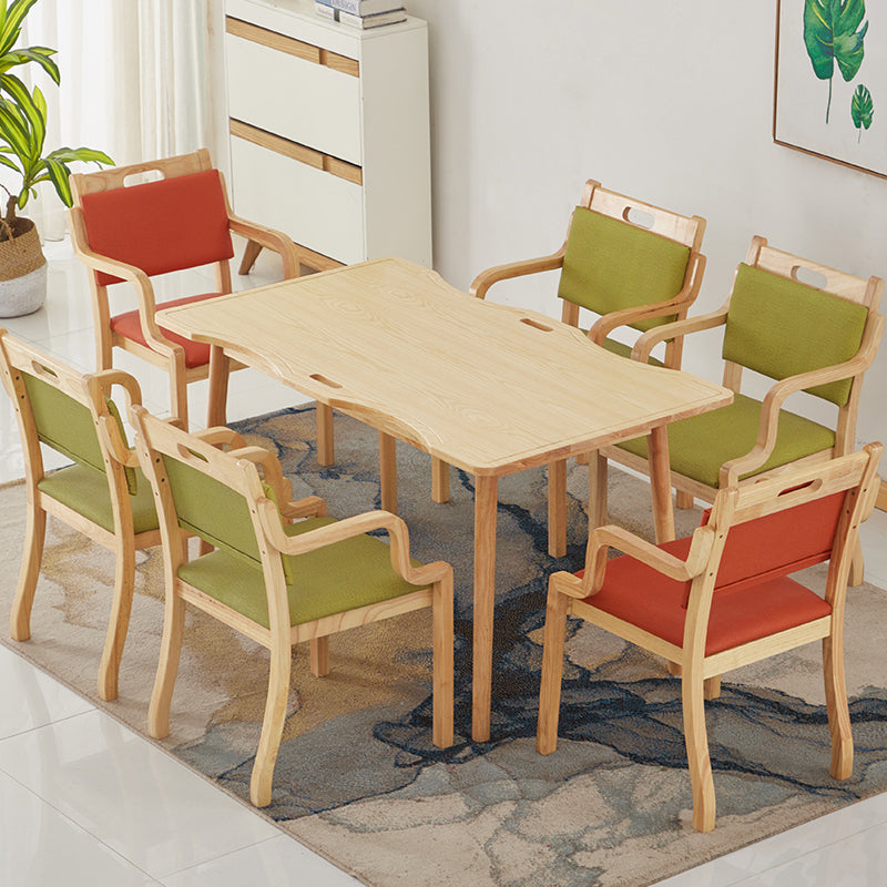 Contemporary Kitchen Wooden Dining Side Chair Open Back Dining Side Chair Clearhalo ' kitchen&dining_furn' 'Dining Chairs' 'Dining Tables & Seating' 'dining_chair' 'furn' 'furn_dining_chair' 'Furniture' 'furniture_dining_chair' 'Kitchen & Dining Furniture' 'kitchen' 3564805