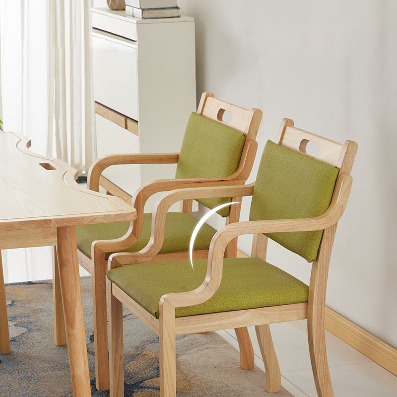 Contemporary Kitchen Wooden Dining Side Chair Open Back Dining Side Chair Clearhalo ' kitchen&dining_furn' 'Dining Chairs' 'Dining Tables & Seating' 'dining_chair' 'furn' 'furn_dining_chair' 'Furniture' 'furniture_dining_chair' 'Kitchen & Dining Furniture' 'kitchen' 3564810