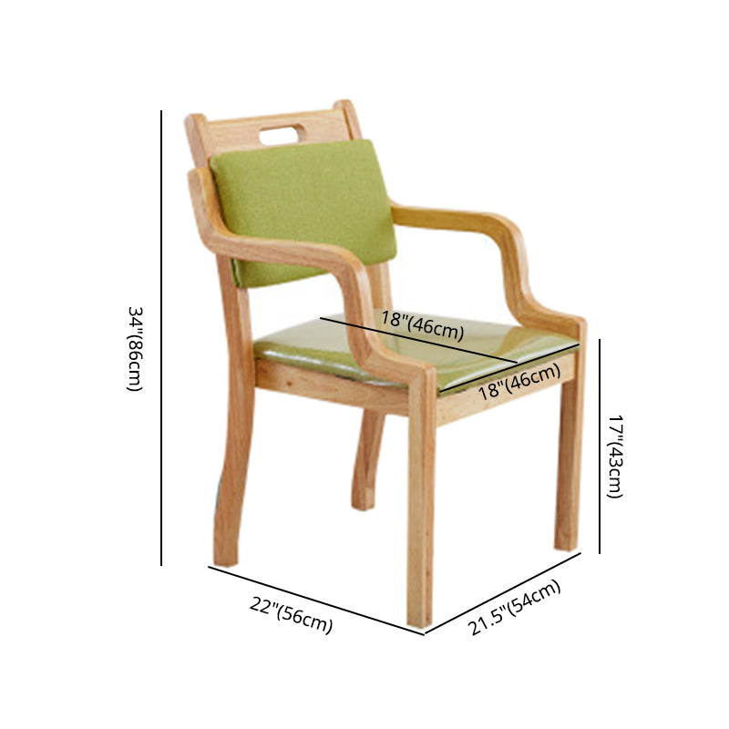 Contemporary Kitchen Wooden Dining Side Chair Open Back Dining Side Chair Clearhalo ' kitchen&dining_furn' 'Dining Chairs' 'Dining Tables & Seating' 'dining_chair' 'furn' 'furn_dining_chair' 'Furniture' 'furniture_dining_chair' 'Kitchen & Dining Furniture' 'kitchen' 3564816