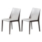 Scandinavian Style Solid Back Chair for Home Use Metal Dining Room Chairs Grey 2 Piece Set Clearhalo ' kitchen&dining_furn' 'Dining Chairs' 'Dining Tables & Seating' 'dining_chair' 'furn' 'furn_dining_chair' 'Furniture' 'furniture_dining_chair' 'Kitchen & Dining Furniture' 'kitchen' 3564890