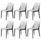 Scandinavian Style Solid Back Chair for Home Use Metal Dining Room Chairs Grey 6 Piece Set Clearhalo ' kitchen&dining_furn' 'Dining Chairs' 'Dining Tables & Seating' 'dining_chair' 'furn' 'furn_dining_chair' 'Furniture' 'furniture_dining_chair' 'Kitchen & Dining Furniture' 'kitchen' 3564894