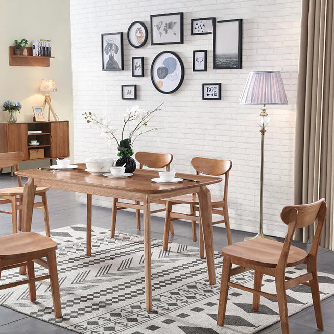 Contemporary Solid Wooden Chair Open Back Side Armless Chair for Dining Room Clearhalo ' kitchen&dining_furn' 'Dining Chairs' 'Dining Tables & Seating' 'dining_chair' 'furn' 'furn_dining_chair' 'Furniture' 'furniture_dining_chair' 'Kitchen & Dining Furniture' 'kitchen' 3564899