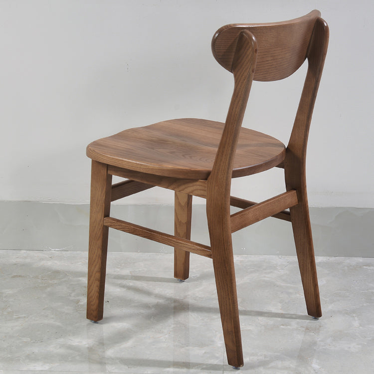 Contemporary Solid Wooden Chair Open Back Side Armless Chair for Dining Room Clearhalo ' kitchen&dining_furn' 'Dining Chairs' 'Dining Tables & Seating' 'dining_chair' 'furn' 'furn_dining_chair' 'Furniture' 'furniture_dining_chair' 'Kitchen & Dining Furniture' 'kitchen' 3564905