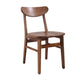 Contemporary Solid Wooden Chair Open Back Side Armless Chair for Dining Room Dark Brown 1 Piece Clearhalo ' kitchen&dining_furn' 'Dining Chairs' 'Dining Tables & Seating' 'dining_chair' 'furn' 'furn_dining_chair' 'Furniture' 'furniture_dining_chair' 'Kitchen & Dining Furniture' 'kitchen' 3564906
