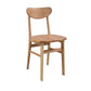Contemporary Solid Wooden Chair Open Back Side Armless Chair for Dining Room Natural 1 Piece Clearhalo ' kitchen&dining_furn' 'Dining Chairs' 'Dining Tables & Seating' 'dining_chair' 'furn' 'furn_dining_chair' 'Furniture' 'furniture_dining_chair' 'Kitchen & Dining Furniture' 'kitchen' 3564916