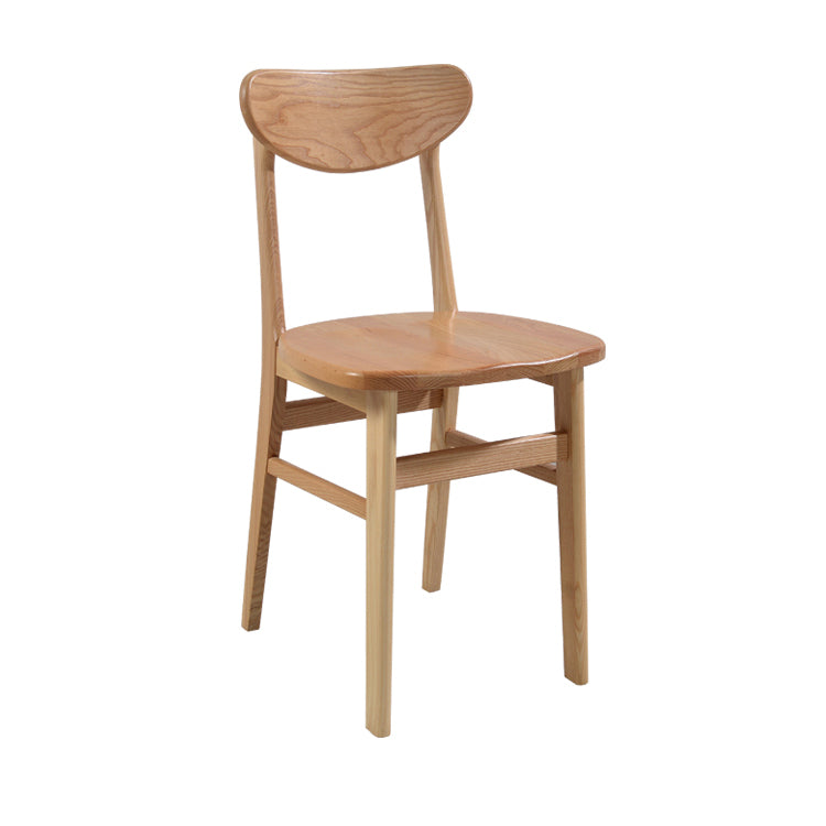 Contemporary Solid Wooden Chair Open Back Side Armless Chair for Dining Room Natural 1 Piece Clearhalo ' kitchen&dining_furn' 'Dining Chairs' 'Dining Tables & Seating' 'dining_chair' 'furn' 'furn_dining_chair' 'Furniture' 'furniture_dining_chair' 'Kitchen & Dining Furniture' 'kitchen' 3564916