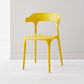 Contemporary Side Chair Stacking Dining Colorful Plastic Armless Chairs for Dining Room Yellow 1 Piece Clearhalo ' kitchen&dining_furn' 'Dining Chairs' 'Dining Tables & Seating' 'dining_chair' 'furn' 'furn_dining_chair' 'Furniture' 'furniture_dining_chair' 'Kitchen & Dining Furniture' 'kitchen' 3565002