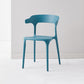 Contemporary Side Chair Stacking Dining Colorful Plastic Armless Chairs for Dining Room Blue 1 Piece Clearhalo ' kitchen&dining_furn' 'Dining Chairs' 'Dining Tables & Seating' 'dining_chair' 'furn' 'furn_dining_chair' 'Furniture' 'furniture_dining_chair' 'Kitchen & Dining Furniture' 'kitchen' 3565008