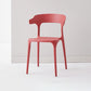 Contemporary Side Chair Stacking Dining Colorful Plastic Armless Chairs for Dining Room Red 1 Piece Clearhalo ' kitchen&dining_furn' 'Dining Chairs' 'Dining Tables & Seating' 'dining_chair' 'furn' 'furn_dining_chair' 'Furniture' 'furniture_dining_chair' 'Kitchen & Dining Furniture' 'kitchen' 3565013