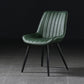 Modern Design Faux Leather Side Chair with 4 Metal Black Finish Legs Solid Back Armless Chair Green 1 Piece Black Clearhalo ' kitchen&dining_furn' 'Dining Chairs' 'Dining Tables & Seating' 'dining_chair' 'furn' 'furn_dining_chair' 'Furniture' 'furniture_dining_chair' 'Kitchen & Dining Furniture' 'kitchen' 3565106
