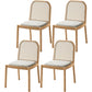 Solid Wood Traditional Dining Room Chair Matte Finish Solid Back Chair Wood 4 Piece Set Clearhalo ' kitchen&dining_furn' 'Dining Chairs' 'Dining Tables & Seating' 'dining_chair' 'furn' 'furn_dining_chair' 'Furniture' 'furniture_dining_chair' 'Kitchen & Dining Furniture' 'kitchen' 3565218