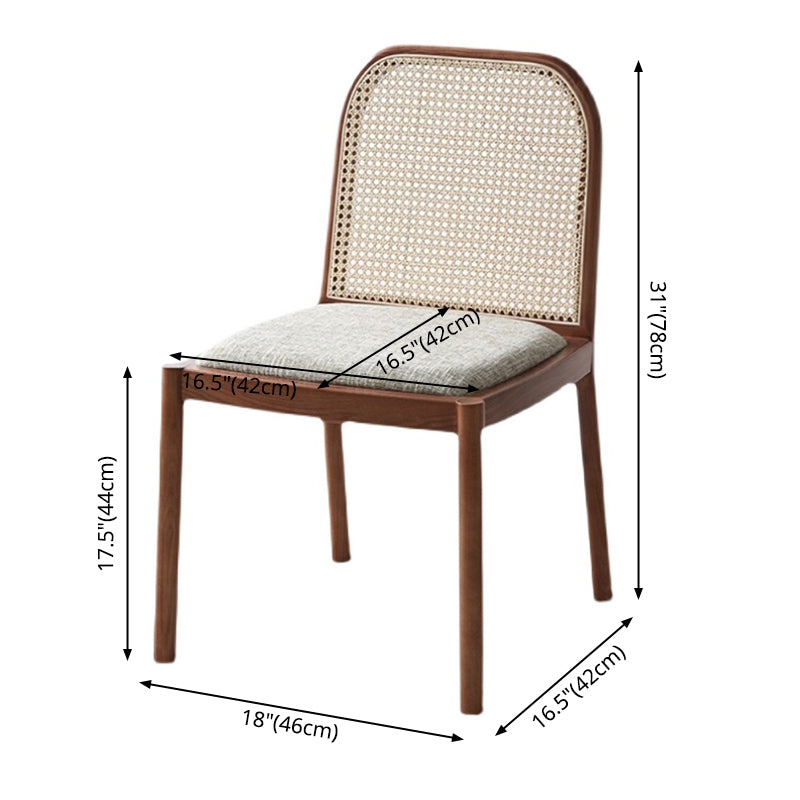 Solid Wood Traditional Dining Room Chair Matte Finish Solid Back Chair Clearhalo ' kitchen&dining_furn' 'Dining Chairs' 'Dining Tables & Seating' 'dining_chair' 'furn' 'furn_dining_chair' 'Furniture' 'furniture_dining_chair' 'Kitchen & Dining Furniture' 'kitchen' 3565225