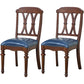 Traditional Wooden Dining Chair 35''H Cross Back Side Chair with 4 Legs for Restaurant Royal Blue 2 Piece Set Clearhalo ' kitchen&dining_furn' 'Dining Chairs' 'Dining Tables & Seating' 'dining_chair' 'furn' 'furn_dining_chair' 'Furniture' 'furniture_dining_chair' 'Kitchen & Dining Furniture' 'kitchen' 3565258