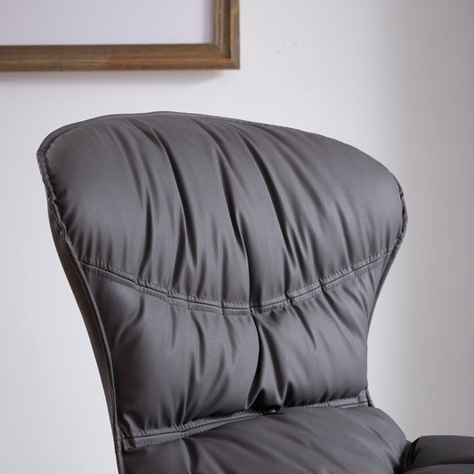 Nordic Style Metal Armless Dining Chairs Leather Upholstered Side Chair for Home Use Clearhalo ' kitchen&dining_furn' 'Dining Chairs' 'Dining Tables & Seating' 'dining_chair' 'furn' 'furn_dining_chair' 'Furniture' 'furniture_dining_chair' 'Kitchen & Dining Furniture' 'kitchen' 3565321