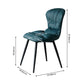 Nordic Style Metal Armless Dining Chairs Leather Upholstered Side Chair for Home Use Clearhalo ' kitchen&dining_furn' 'Dining Chairs' 'Dining Tables & Seating' 'dining_chair' 'furn' 'furn_dining_chair' 'Furniture' 'furniture_dining_chair' 'Kitchen & Dining Furniture' 'kitchen' 3565322