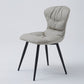 Nordic Style Metal Armless Dining Chairs Leather Upholstered Side Chair for Home Use Light Gray 1 Piece Clearhalo ' kitchen&dining_furn' 'Dining Chairs' 'Dining Tables & Seating' 'dining_chair' 'furn' 'furn_dining_chair' 'Furniture' 'furniture_dining_chair' 'Kitchen & Dining Furniture' 'kitchen' 3565327