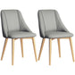 Glam Style Pu Leather Side Chair Set Dining Room Side Chair with Metal Legs Light Gray 2 Piece Set Brass Gold Clearhalo ' kitchen&dining_furn' 'Dining Chairs' 'Dining Tables & Seating' 'dining_chair' 'furn' 'furn_dining_chair' 'Furniture' 'furniture_dining_chair' 'Kitchen & Dining Furniture' 'kitchen' 3565364