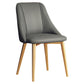Glam Style Pu Leather Side Chair Set Dining Room Side Chair with Metal Legs Grey 1 Piece Brass Gold Clearhalo ' kitchen&dining_furn' 'Dining Chairs' 'Dining Tables & Seating' 'dining_chair' 'furn' 'furn_dining_chair' 'Furniture' 'furniture_dining_chair' 'Kitchen & Dining Furniture' 'kitchen' 3565387