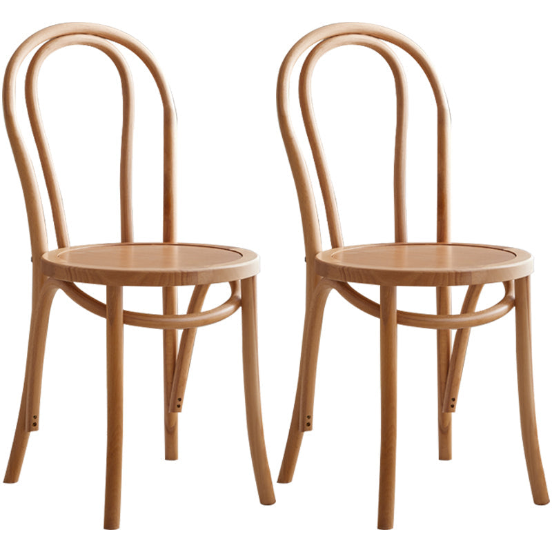 Solid Wood Traditional Dining Room Chairs Matte Finish Windsor Back Side Chairs Natural 2 Piece Set Clearhalo ' kitchen&dining_furn' 'Dining Chairs' 'Dining Tables & Seating' 'dining_chair' 'furn' 'furn_dining_chair' 'Furniture' 'furniture_dining_chair' 'Kitchen & Dining Furniture' 'kitchen' 3565441