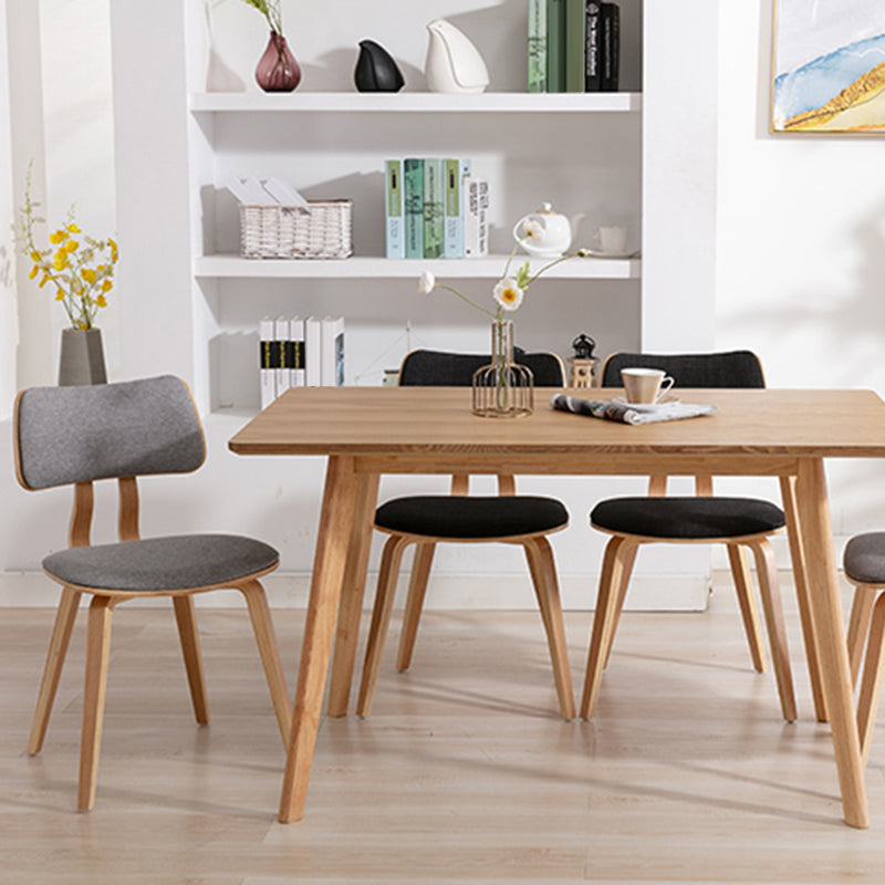 Contemporary Home Side Chair Open Back Upholstered Wood Dining Room Chair Clearhalo ' kitchen&dining_furn' 'Dining Chairs' 'Dining Tables & Seating' 'dining_chair' 'furn' 'furn_dining_chair' 'Furniture' 'furniture_dining_chair' 'Kitchen & Dining Furniture' 'kitchen' 3565530