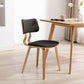 Contemporary Home Side Chair Open Back Upholstered Wood Dining Room Chair Black 1 Piece Natural Wood Clearhalo ' kitchen&dining_furn' 'Dining Chairs' 'Dining Tables & Seating' 'dining_chair' 'furn' 'furn_dining_chair' 'Furniture' 'furniture_dining_chair' 'Kitchen & Dining Furniture' 'kitchen' 3565540