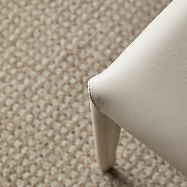 Kitchen Leather Dining Chair 32"H Wingback Side Chair with Metal 4 Legs Clearhalo ' kitchen&dining_furn' 'Dining Chairs' 'Dining Tables & Seating' 'dining_chair' 'furn' 'furn_dining_chair' 'Furniture' 'furniture_dining_chair' 'Kitchen & Dining Furniture' 'kitchen' 3565628