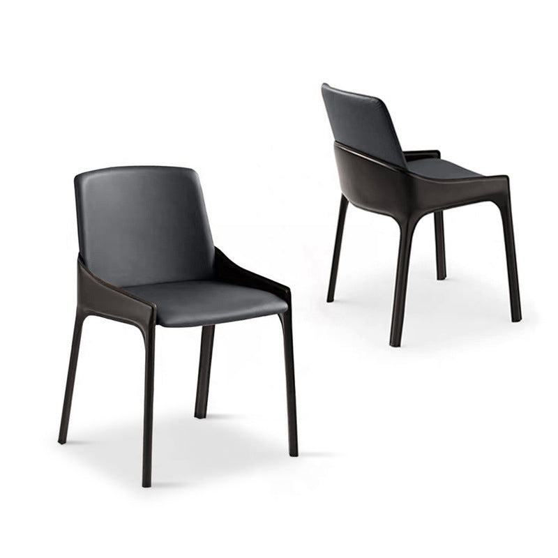 Modern Metal Dining Chair 20'' Wide Parsons Dining Side Chair for Kitchen Clearhalo ' kitchen&dining_furn' 'Dining Chairs' 'Dining Tables & Seating' 'dining_chair' 'furn' 'furn_dining_chair' 'Furniture' 'furniture_dining_chair' 'Kitchen & Dining Furniture' 'kitchen' 3565652