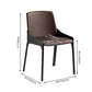 Modern Metal Dining Chair 20'' Wide Parsons Dining Side Chair for Kitchen Clearhalo ' kitchen&dining_furn' 'Dining Chairs' 'Dining Tables & Seating' 'dining_chair' 'furn' 'furn_dining_chair' 'Furniture' 'furniture_dining_chair' 'Kitchen & Dining Furniture' 'kitchen' 3565656