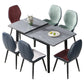 Modern Collapsible Sintered Stone Dining Room Table with 4 Metal Legs for Kitchen Dining Set Clearhalo 'Dining Room Sets' 'Dining Tables & Seating' 'dining_room_set' 'furn' 'furn_dining_room_set' 'Furniture' 'furniture_dining_room_set' 'Kitchen & Dining Furniture' 'kitchen&dining_furn' 'kitchen' 3565745