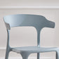 Modern Contemporary Plastic Side Chairs Multicolor Open Back Dining Chairs Clearhalo ' kitchen&dining_furn' 'Dining Chairs' 'Dining Tables & Seating' 'dining_chair' 'furn' 'furn_dining_chair' 'Furniture' 'furniture_dining_chair' 'Kitchen & Dining Furniture' 'kitchen' 3573680