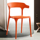 Modern Contemporary Plastic Side Chairs Multicolor Open Back Dining Chairs Clearhalo ' kitchen&dining_furn' 'Dining Chairs' 'Dining Tables & Seating' 'dining_chair' 'furn' 'furn_dining_chair' 'Furniture' 'furniture_dining_chair' 'Kitchen & Dining Furniture' 'kitchen' 3573690