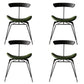 Contemporary Metal Kitchen Dining Rooms Chair Open Back Side Chairs Sets Green 4 Piece Set Clearhalo ' kitchen&dining_furn' 'Dining Chairs' 'Dining Tables & Seating' 'dining_chair' 'furn' 'furn_dining_chair' 'Furniture' 'furniture_dining_chair' 'Kitchen & Dining Furniture' 'kitchen' 3573745